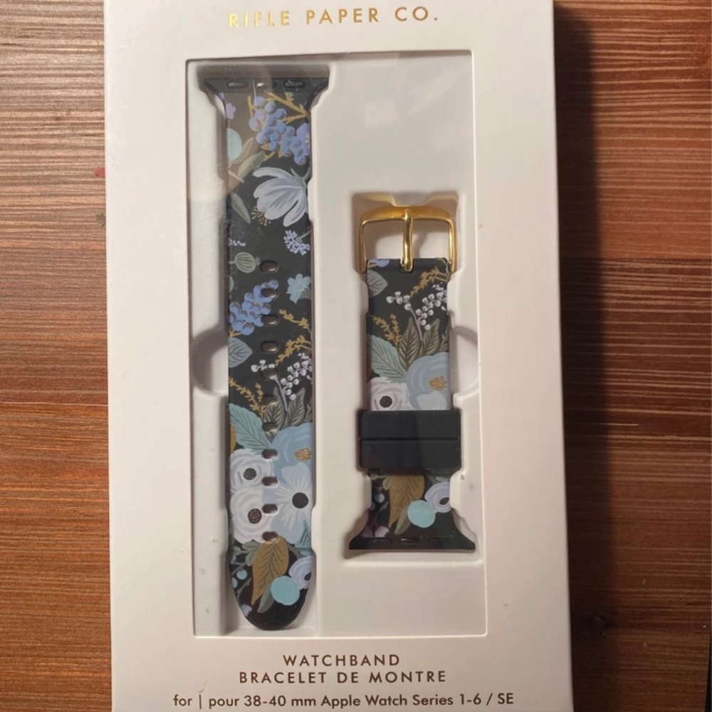 Rifle Paper Co. Apple Watch band